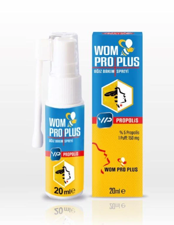Wom Dental Pro Plus Ağız Bakım Spreyi 20 ml - 1
