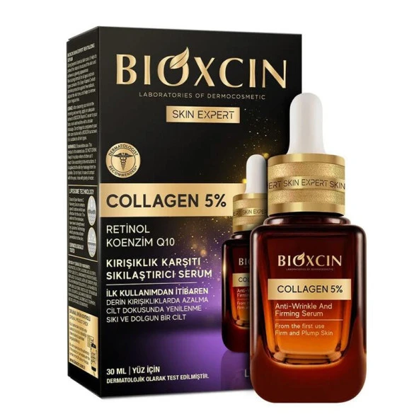 Bioxcin Skin Expert Collagen 5 % Kırışıklık Karşıtı Sıkılaştırıcı Serum 30 ml