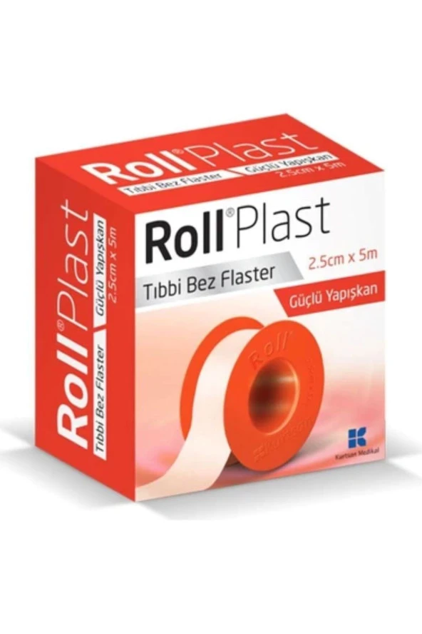 Roll Plast 2,5 cm x 5 m Tıbbi Bez Flaster