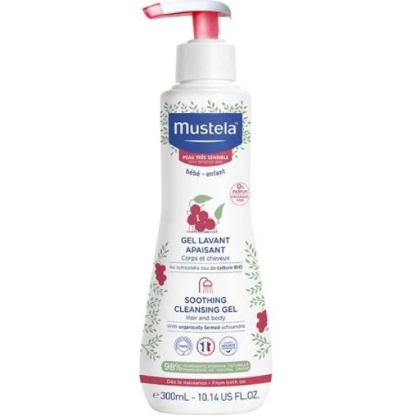 Mustela Çok Hassas Ciltler İçin Şampuanı 300 ml