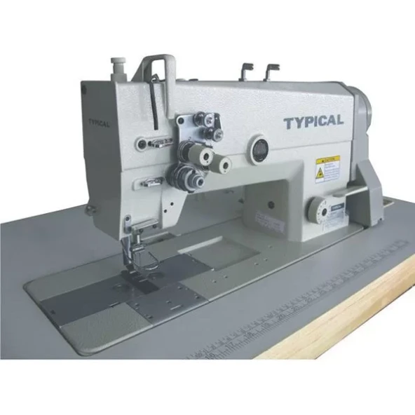 Typical GC6842H Çift İğne Küçük Mekik İptalsiz Kilit Dikiş Orta ve Kalın Mat. için ürün görseli 1