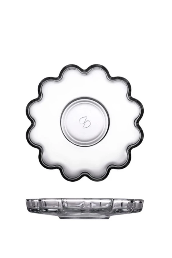 54531 Papatya Cam 6lı Çay Tabağı Bardak Altlığı - 2