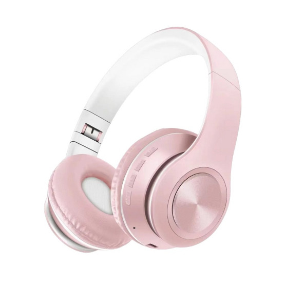 P68 Mikofonlu SD Kart Girişli FM Radyolu Bluetooth 5.0 Kulak Üstü Kulaklık - 3