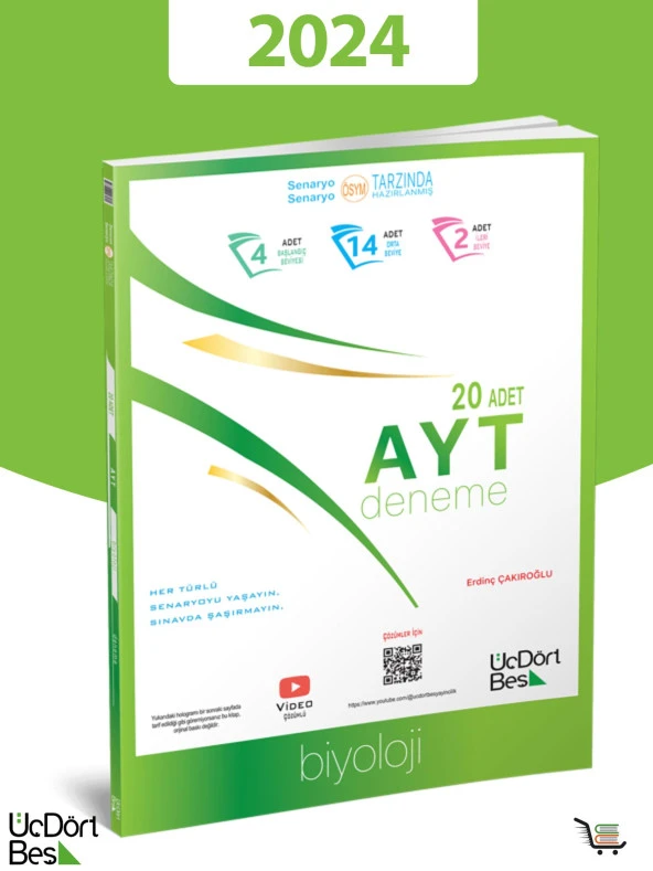 345-2024 Model 20'li AYT Biyoloji Denemesi - Resim 2