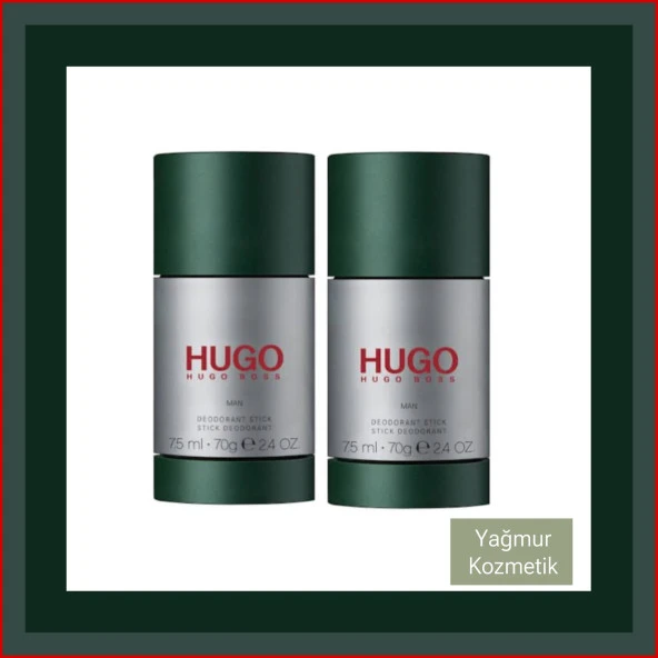 Hugo Boss Green Deo Stick 75ml +75ml  For Man