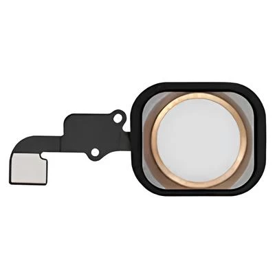 iPhone 6 PLUS Home Tuşu Flex GOLD - Lastikli Çerceveli