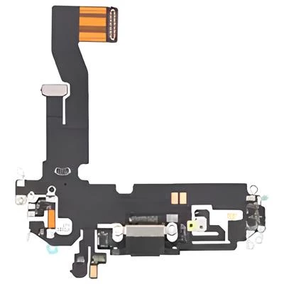 iPhone 12 Şarj Soketi Kulaklık Soketi Full SİYAH Orijinal