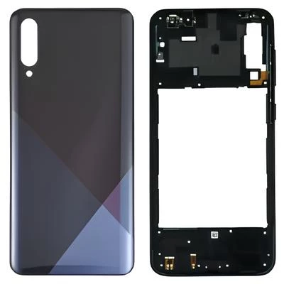 Samsung Galaxy A30S  - SM-A307F FULL Kasa Arka Kapak Takım SİYAH