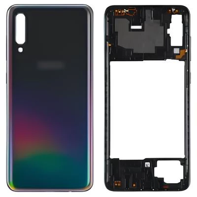 Samsung Galaxy A70  - SM-A705F FULL Kasa Arka Kapak Takım SİYAH ürün görseli 1
