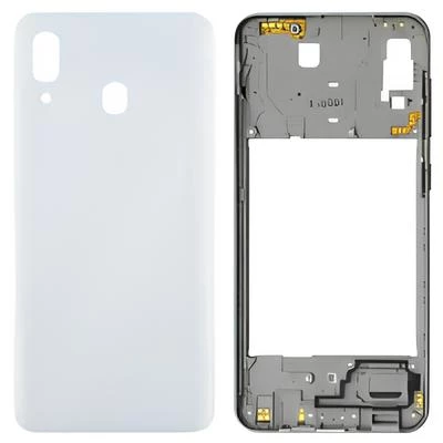 Samsung Galaxy A40  - SM-A405F FULL Kasa Arka Kapak Takım BEYAZ ürün görseli 1