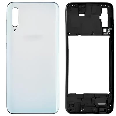 Samsung Galaxy A50  - SM-A505F FULL Kasa Arka Kapak Takım BEYAZ