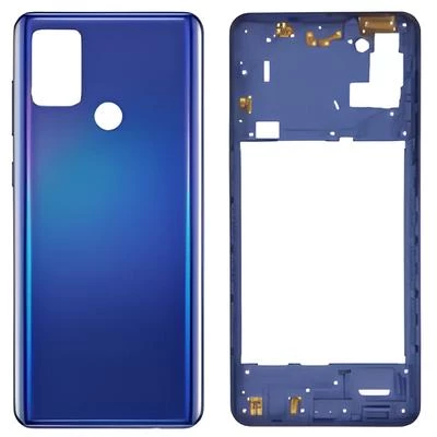 Samsung Galaxy A21S  - SM-A217F FULL Kasa Arka Kapak Takım MAVİ