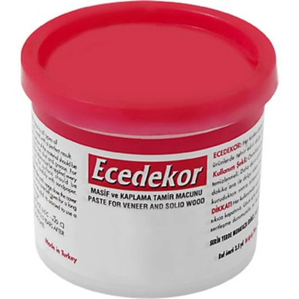 ECE DEKOR TAMİR MACUNU BEYAZ 200 GRAM 2 ADET