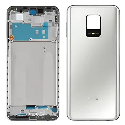 Xiaomi Redmi NOTE 9S FULL Kasa Arka Kapak Takım BEYAZ