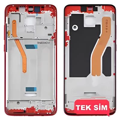 Xiaomi Redmi NOTE 8 PRO FULL Kasa Arka Kapak Takım KIRMIZI - Resim 2