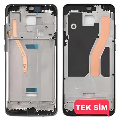 Xiaomi Redmi NOTE 8 PRO FULL Kasa Arka Kapak Takım SİYAH - Resim 2