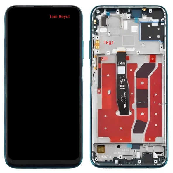 Huawei Uyumlu P40 Lite Lcd Ekran Dokunmatik Orijinal Kalite ÇITALI YEŞİL