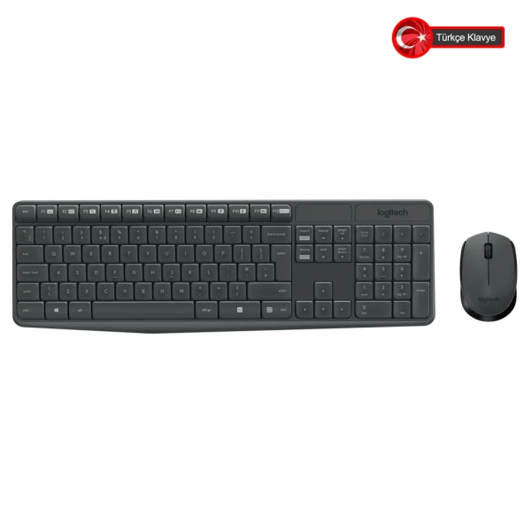 logitech Mk235 920-007925 Kablosuz Klavye Mouse Set