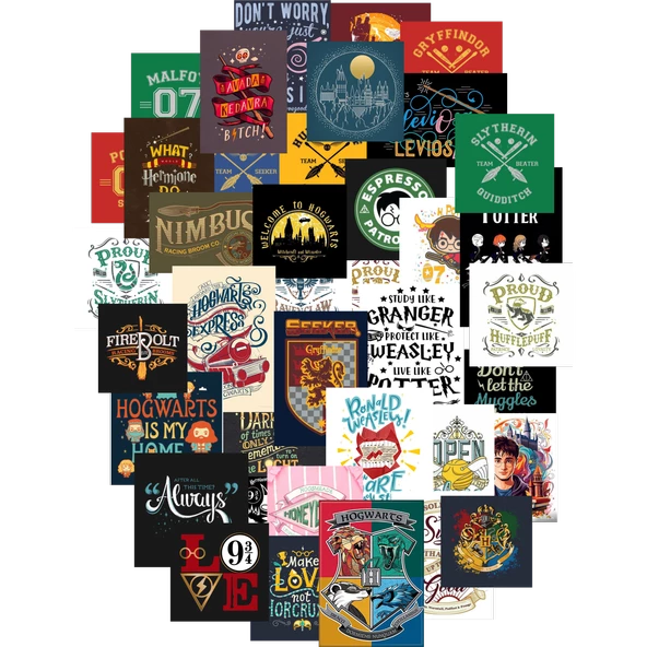 40 Adet Harry Potter Sticker Set 2