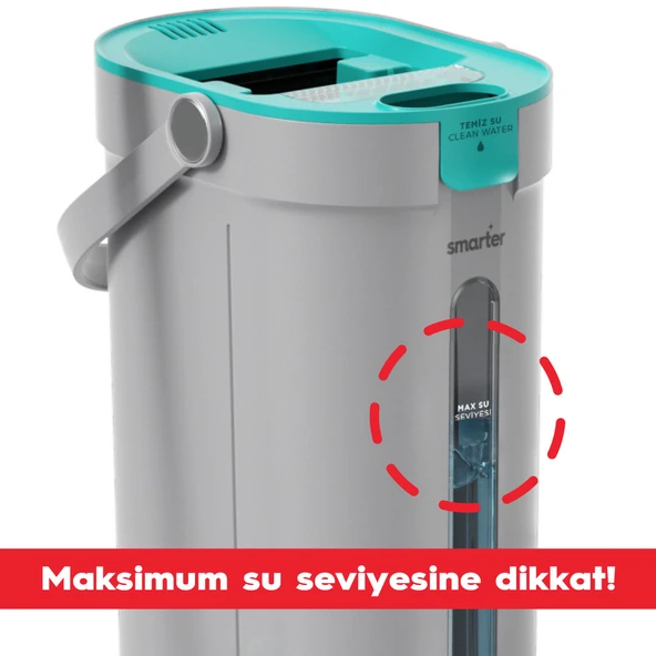 SMARTER AQUA JET TABLET MOP TEMİZLİK SETİ - Resim 4