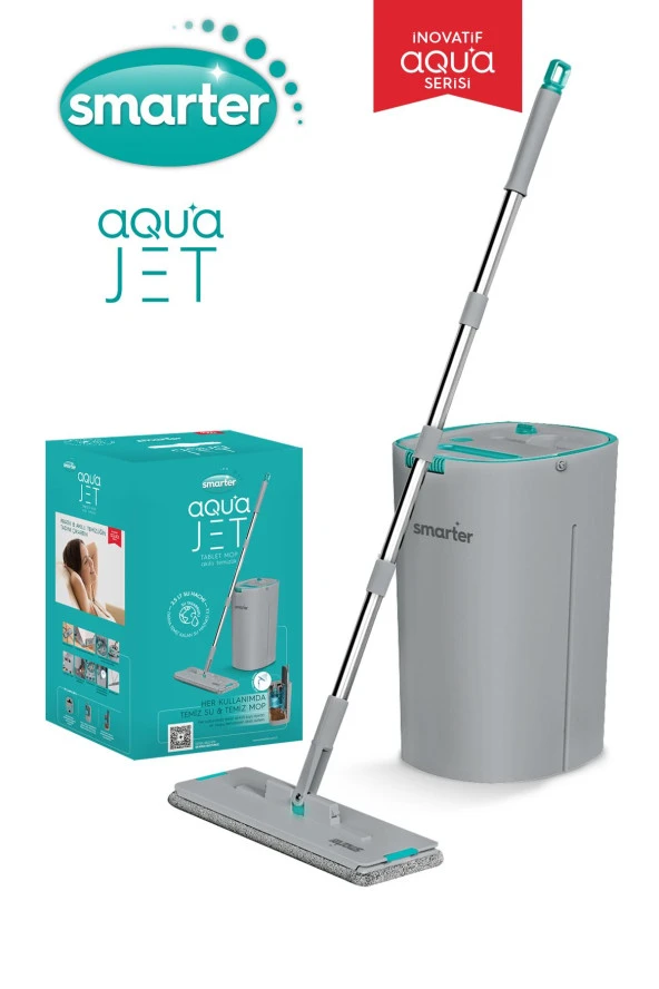 SMARTER AQUA JET TABLET MOP TEMİZLİK SETİ - 2