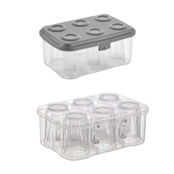 Piev Urve Çay Bardağı Su Bardağı Fincan Kupa Taşıma Koruyucu Aparat Kabı 2 Li Set - 3