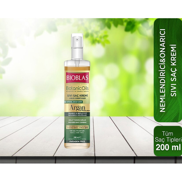 Bioblas Botanic Oil Argan Özlü Sıvı Saç Kremi 200 ML