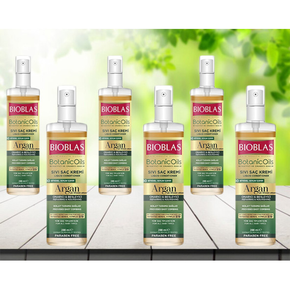 Bioblas Botanic Oil Argan Özlü Sıvı Saç Kremi 200 ML