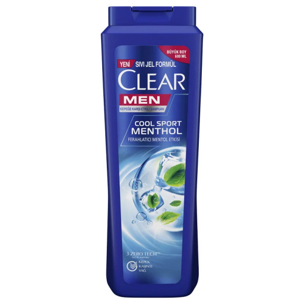 Clear Şampuan 600 Ml. Men Cool Sport Erkek - 1