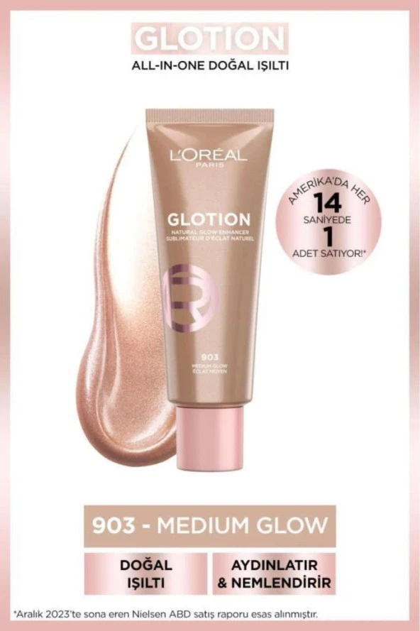 Glotion All-ın-one Doğal Işıltı 903 - Medium Glow 40 ml