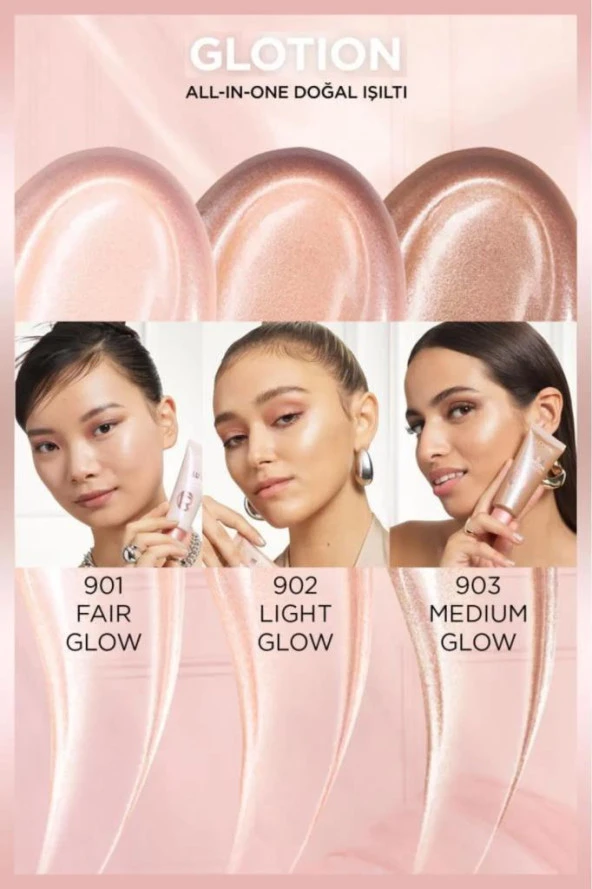 Loreal Paris Glotion All-In-One Doğal Işıltı 901 - Fair Glow 40 ml - 5