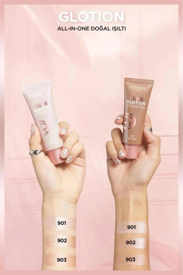 Loreal Paris Glotion All-In-One Doğal Işıltı 902 - Light Glow 40 ml - 6