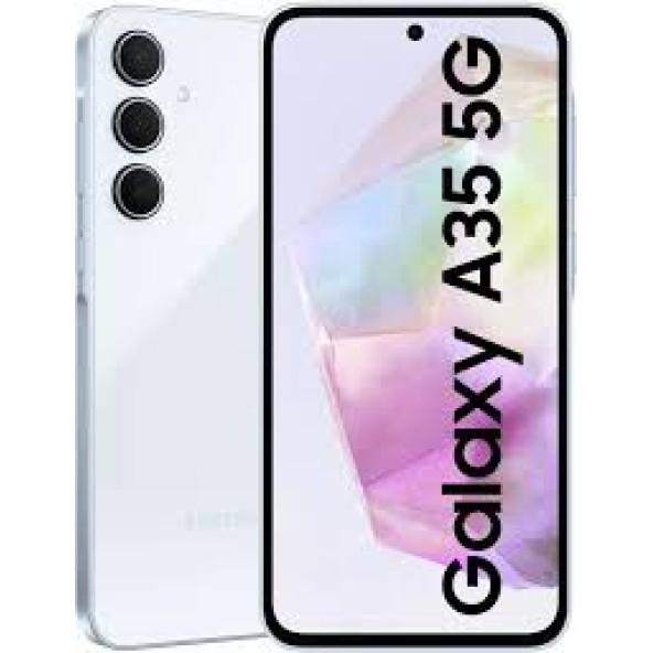 SAMSUNG GALAXY A35  8/128 GB AWESOME ICE BLUE AKILLI CEP TELEFONU (SAMSUNG TÜRKİYE GARANTİLİ)