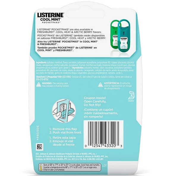 Listerine Cool Mint Nefes Tazeleyici Strip 72li Paket - 2
