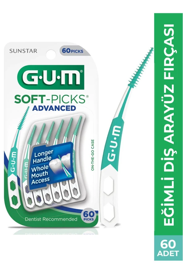 GUM Soft Picks Eğimli Ara Yüz Fırçası 60 Adet