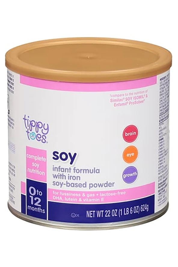 Tippy Toes  Complete Soy Nutrition 0 - 12 Ay 624GR