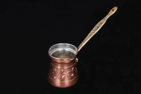 İŞLEMELİ KLASİK CEZVE NO:2 KIRMIZI - 4