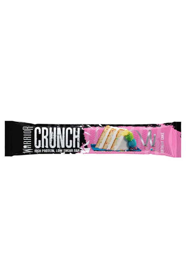 Warrior Crunch Protein Bar Birthday Cake 64GR
