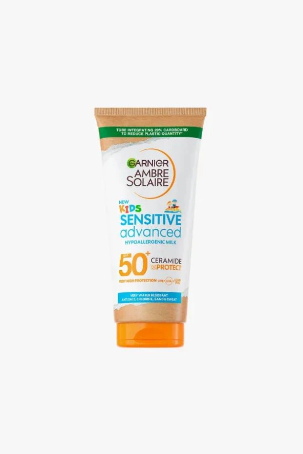 Garnier Ambre Solaire Çocuklar İçin Hipoalerjenik Koruyucu Süt SPF50+ 175 ml