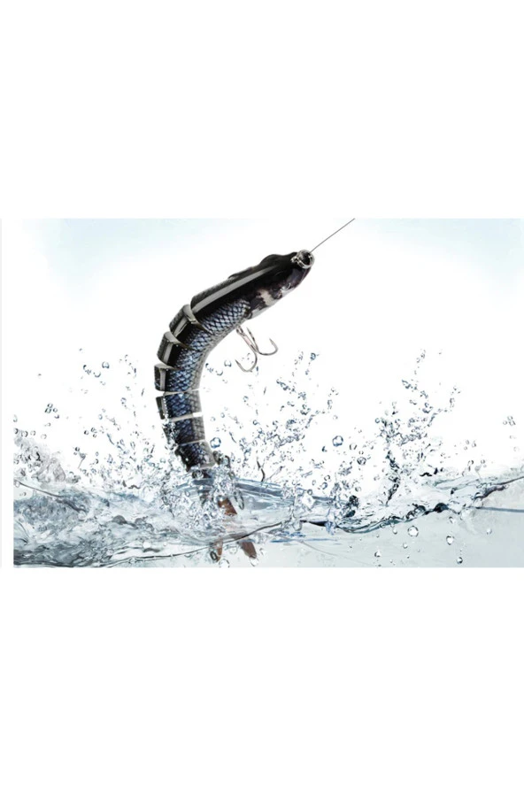 3 Adet Kutulu 3D Eklemli Suni  Rapala  13 cm 20 gr Balık Yem Seti - Resim 7