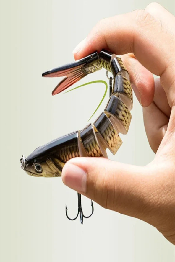 3 Adet Kutulu 3D Eklemli Suni  Rapala  13 cm 20 gr Balık Yem Seti - Resim 8