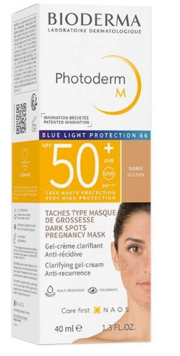 Bioderma Photoderm M SPF 50+ Krem 40 ml - Golden