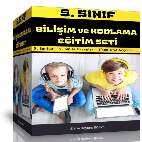5. Sınıf Bilişim ve KODLAMA Eğitim Seti (5 Özel Kitap)