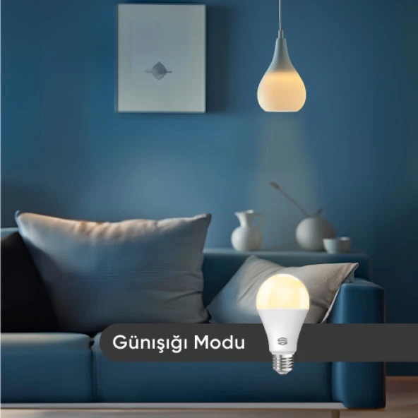 Şımart Akıllı RGB Led Wi-Fi Ampul Gün Işığı/Beyaz - Akıllı Lamba - 6