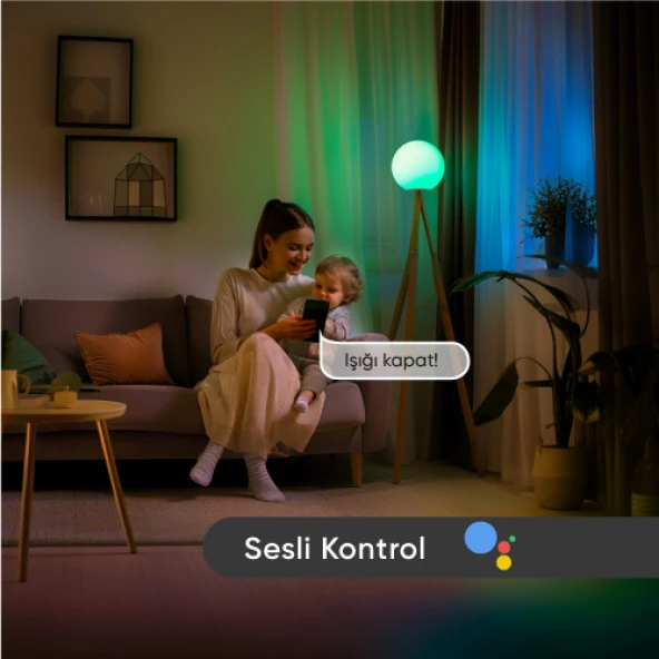 Şımart Akıllı RGB Led Wi-Fi Ampul Gün Işığı/Beyaz - Akıllı Lamba - 7