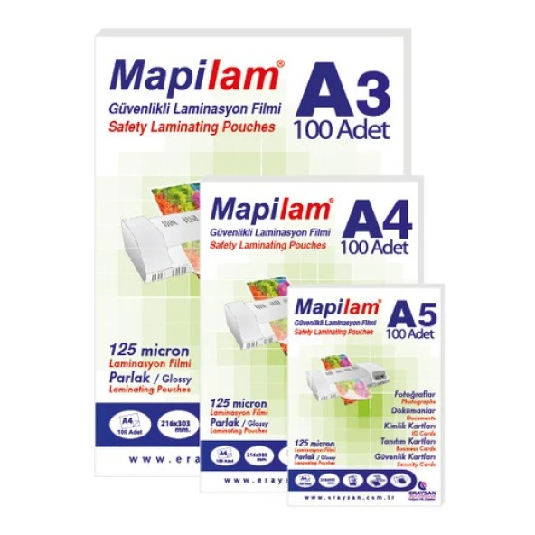 Mapi 125 Mic. 78x102 Parl. Laminasyon Filmi - 2