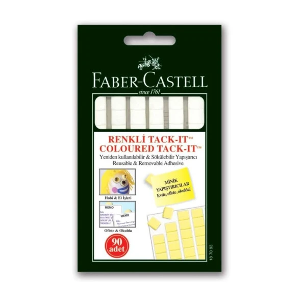 Faber Castell Tack-İt 50 Gr Hamur Yaıştırıcı Beyaz 513018706400