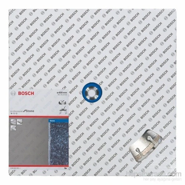 Bosch  - Standard Seri Taş İçin Elmas Kesme Diski - 400 X 20,00+25,40 X 3,2 X 10 Mm