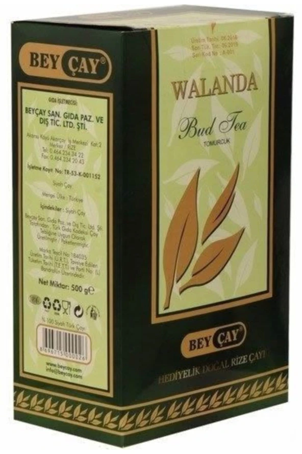 BEY ÇAY Beyçay Walanda Hediyelik Çay 500gr