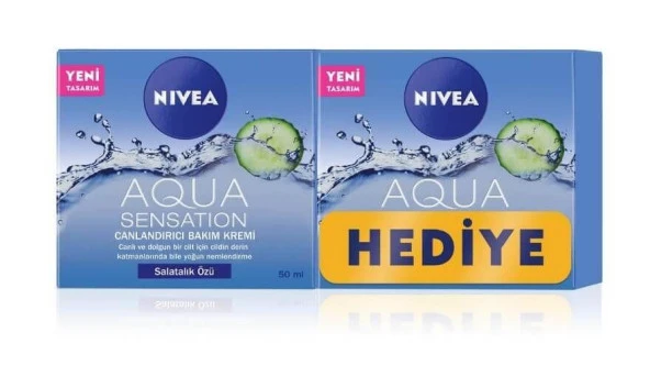 Nivea Aqua Sensation Canlandırıcı Bakım Kremi 50 ml X 2 Adet